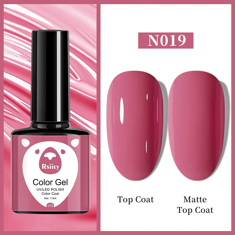 Гель-лак Rsiiey Color Gel N019, 7.3 мл