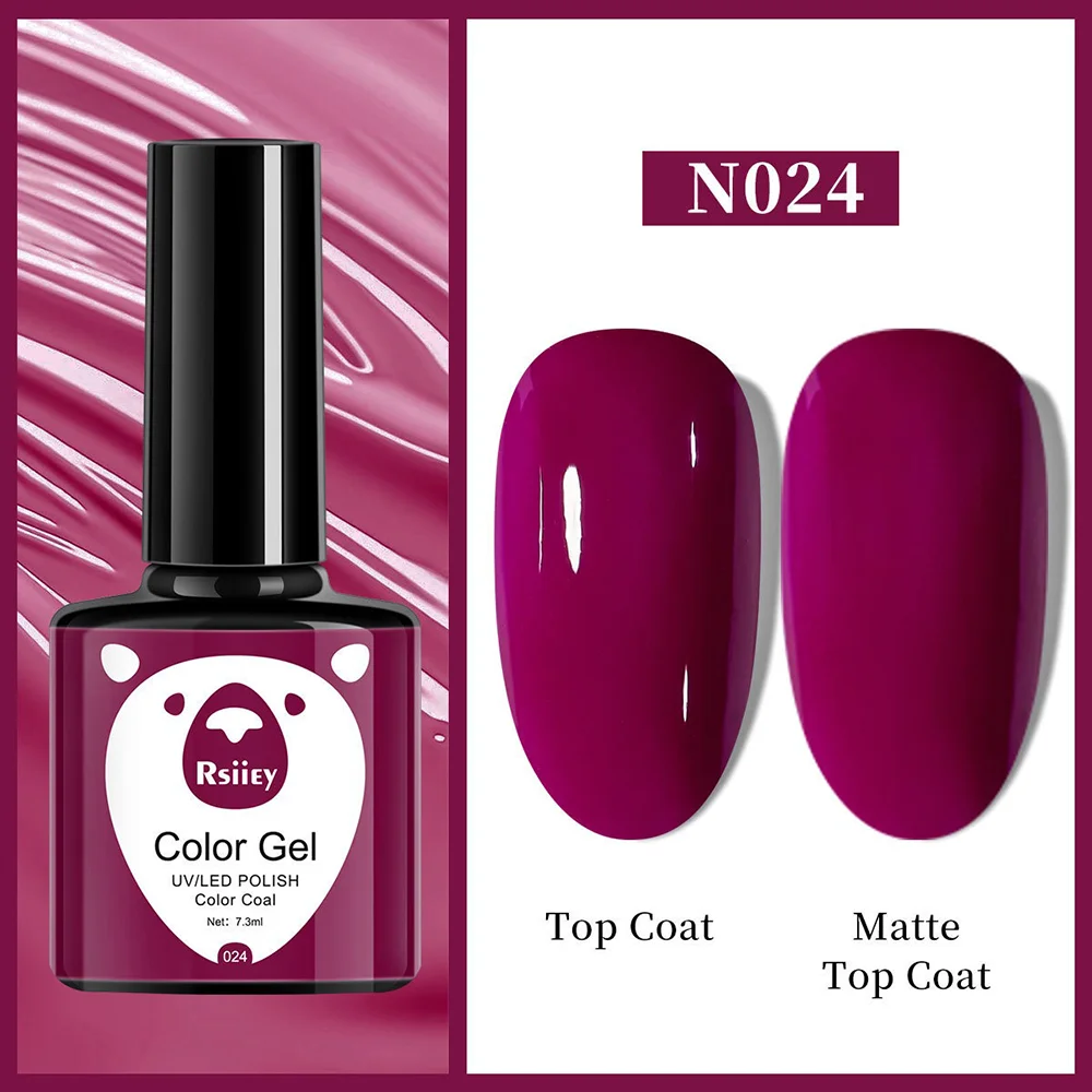 Гель-лак Rsiiey Color Gel N024, 7.3 мл