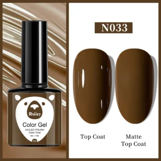 Гель-лак Rsiiey Color Gel N033, 7.3 мл