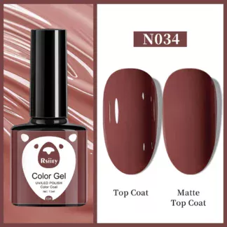 Гель-лак Rsiiey Color Gel N034, 7.3 мл