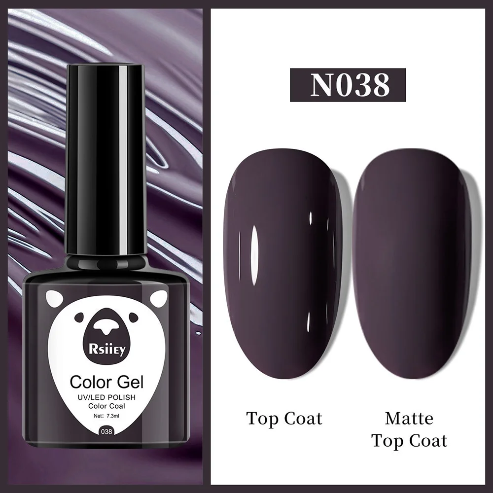 Гель-лак Rsiiey Color Gel N038, 7.3 мл