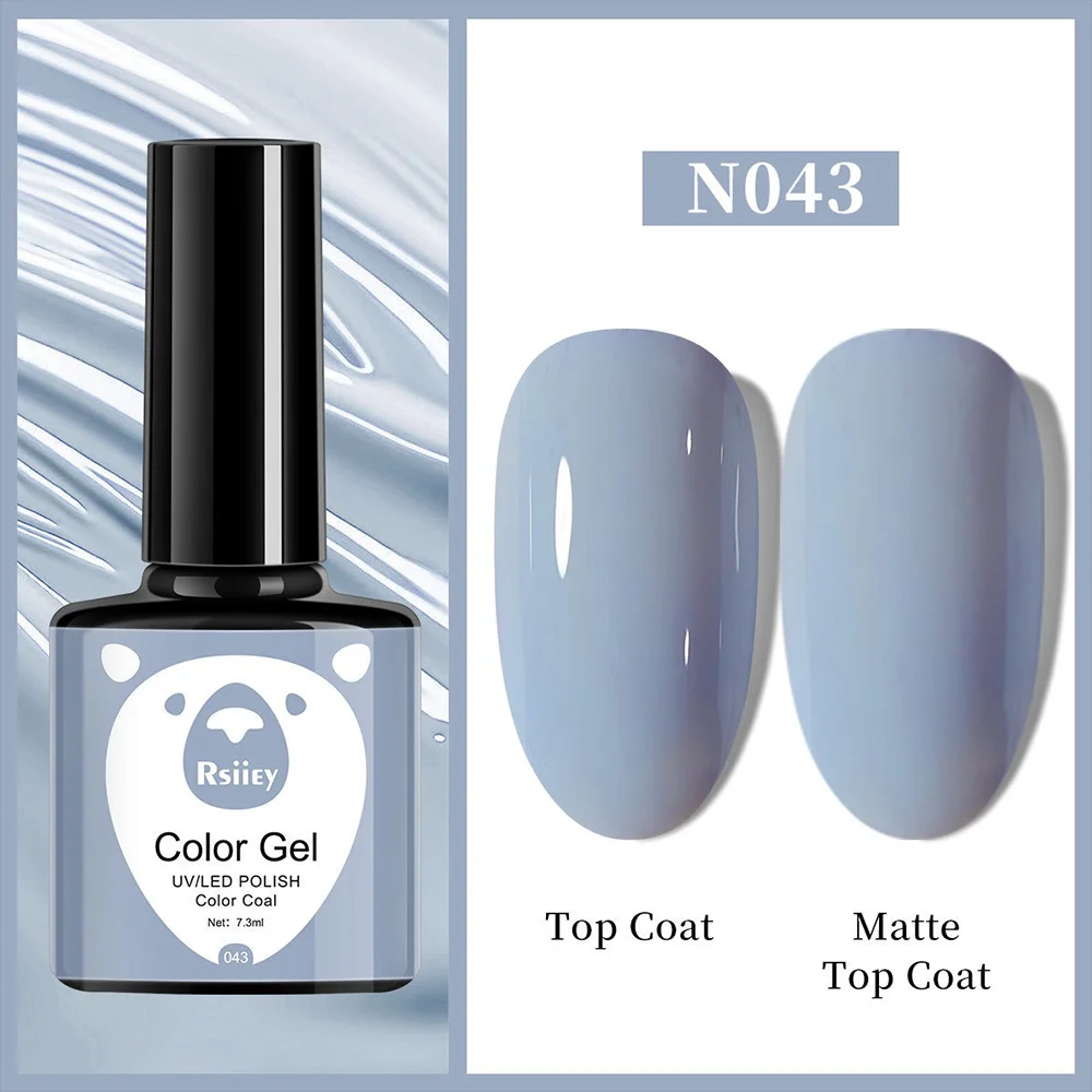 Гель-лак Rsiiey Color Gel N043, 7.3 мл