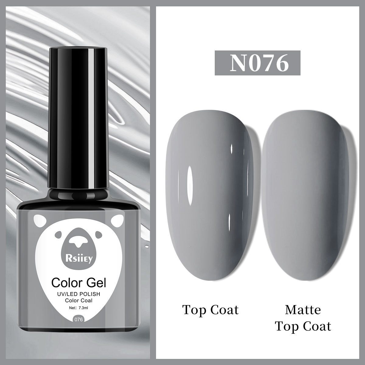 Гель-лак Rsiiey Color Gel N076, 7.3 мл