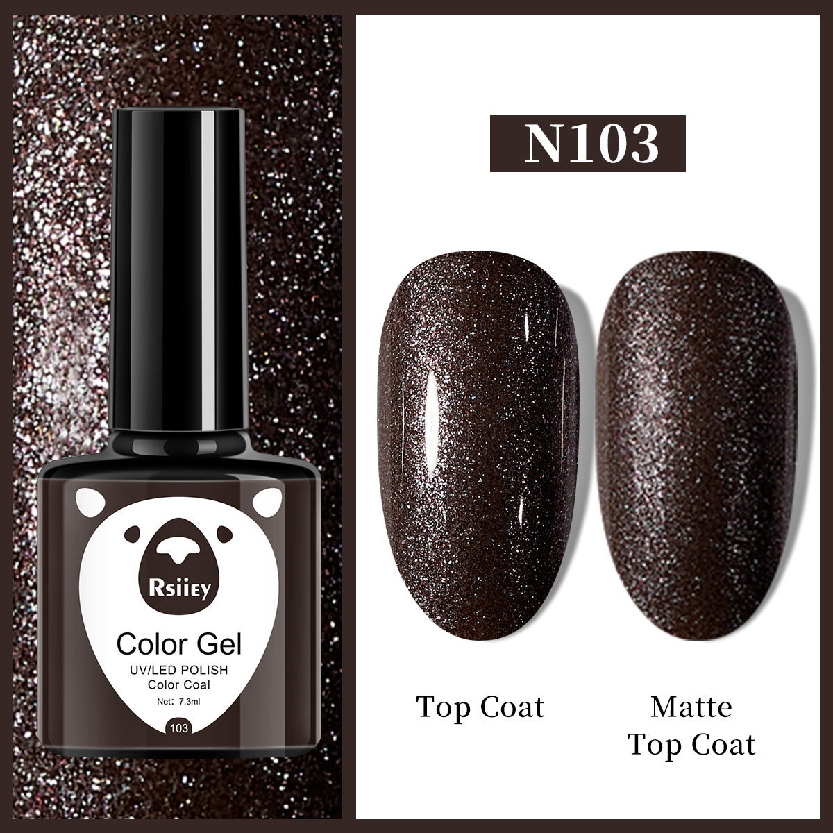 Гель-лак Rsiiey Color Gel N103, 7.3 мл