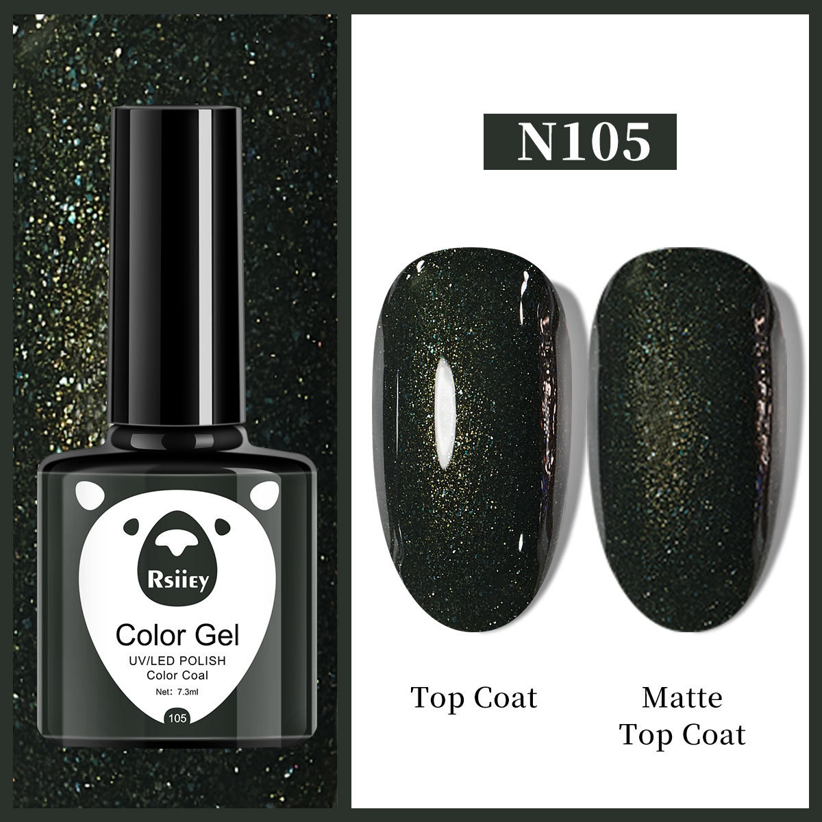Гель-лак Rsiiey Color Gel N105, 7.3 мл