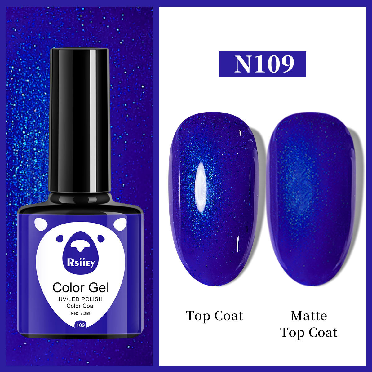 Гель-лак Rsiiey Color Gel N109, 7.3 мл