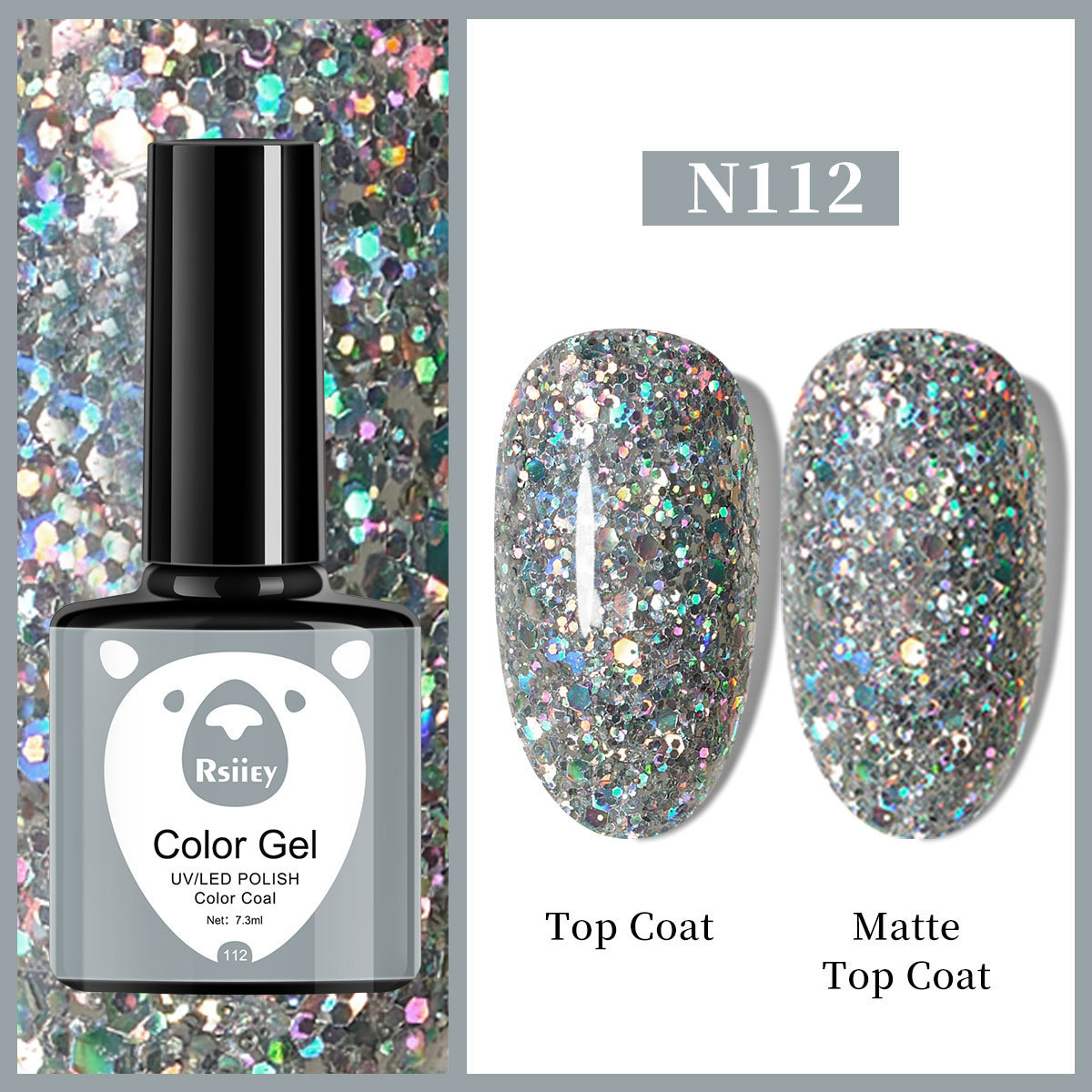 Гель-лак Rsiiey Color Gel N112, 7.3 мл