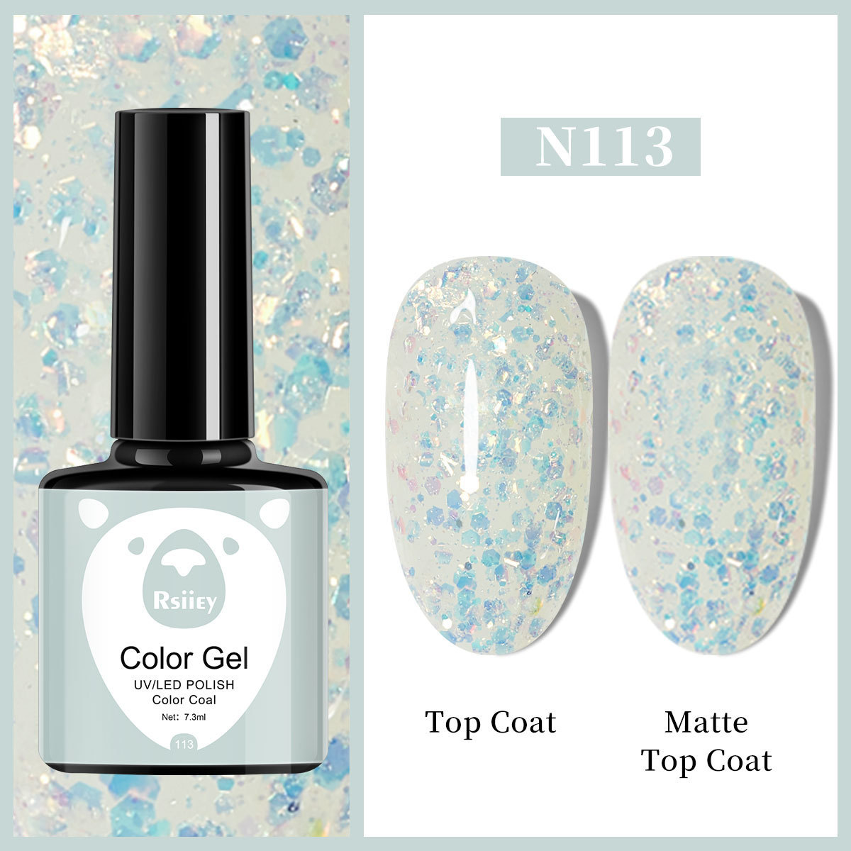 Гель-лак Rsiiey Color Gel N113, 7.3 мл