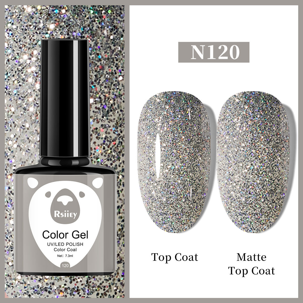 Гель-лак Rsiiey Color Gel N120, 7.3 мл