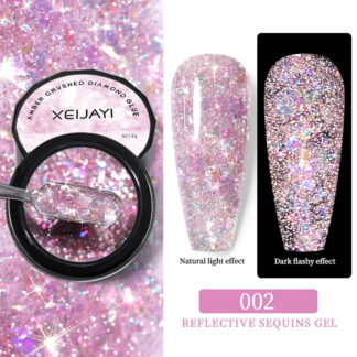 Світловідбиваючий гель XEIJAYI Reflective Sequins Gel 002