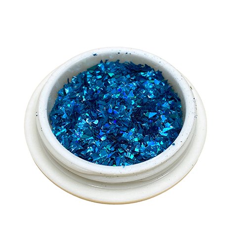 Голографічні пластівці для декору, 06 (Blue)