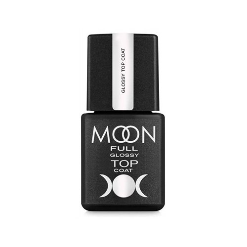 Moon Full Glossy Top Coat – топ, 8 мл