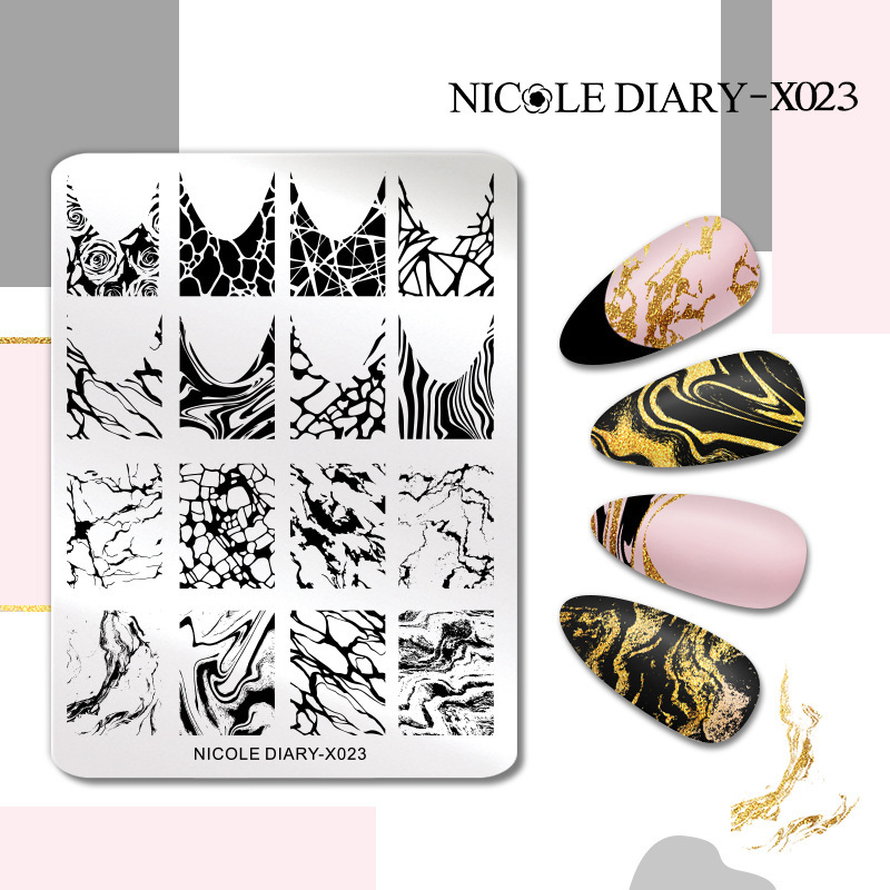 Пластина для стемпінгу Nicole Diary-X023