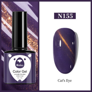 Гель-лак Rsiiey Cat Eye Color Gel N155, 7.3 мл