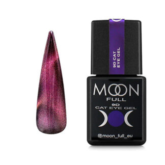 Гель-лак Moon Full 9D Cat Eye 001 малиново-рожевий, 8 мл