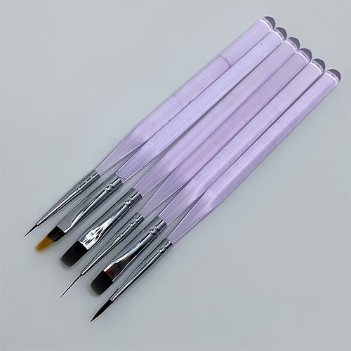 Набір пензликів Lilac, 6 шт