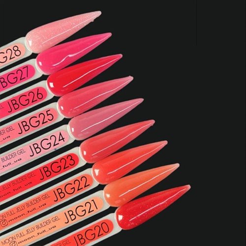 Гель-желе для нарощування нігтів Moon Full Jelly Builder Gel №JBG24, 30 мл - Зображення 2