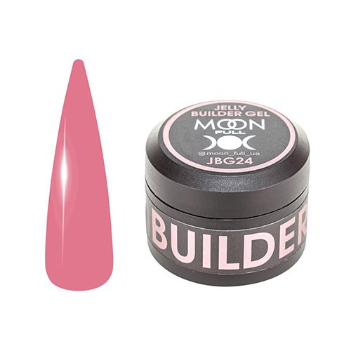 Гель-желе для нарощування нігтів Moon Full Jelly Builder Gel №JBG24, 30 мл