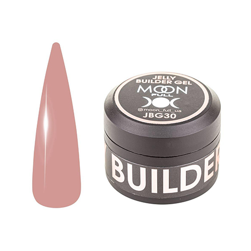 Гель-желе для нарощування нігтів Moon Full Jelly Builder Gel №JBG30, 30 мл