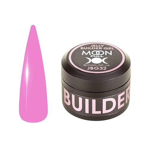 Гель-желе для нарощування нігтів Moon Full Jelly Builder Gel №JBG32, 30 мл