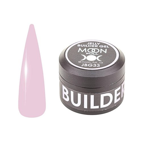 Гель-желе для нарощування нігтів Moon Full Jelly Builder Gel №JBG33, 30 мл
