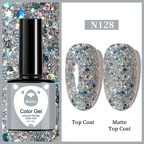 Гель-лак Rsiiey Color Gel N128, 7.3 мл