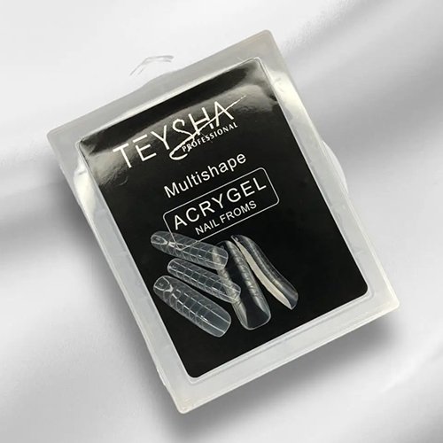 Верхні форми Teysha для нарощування нігтів Multishape, 120 шт