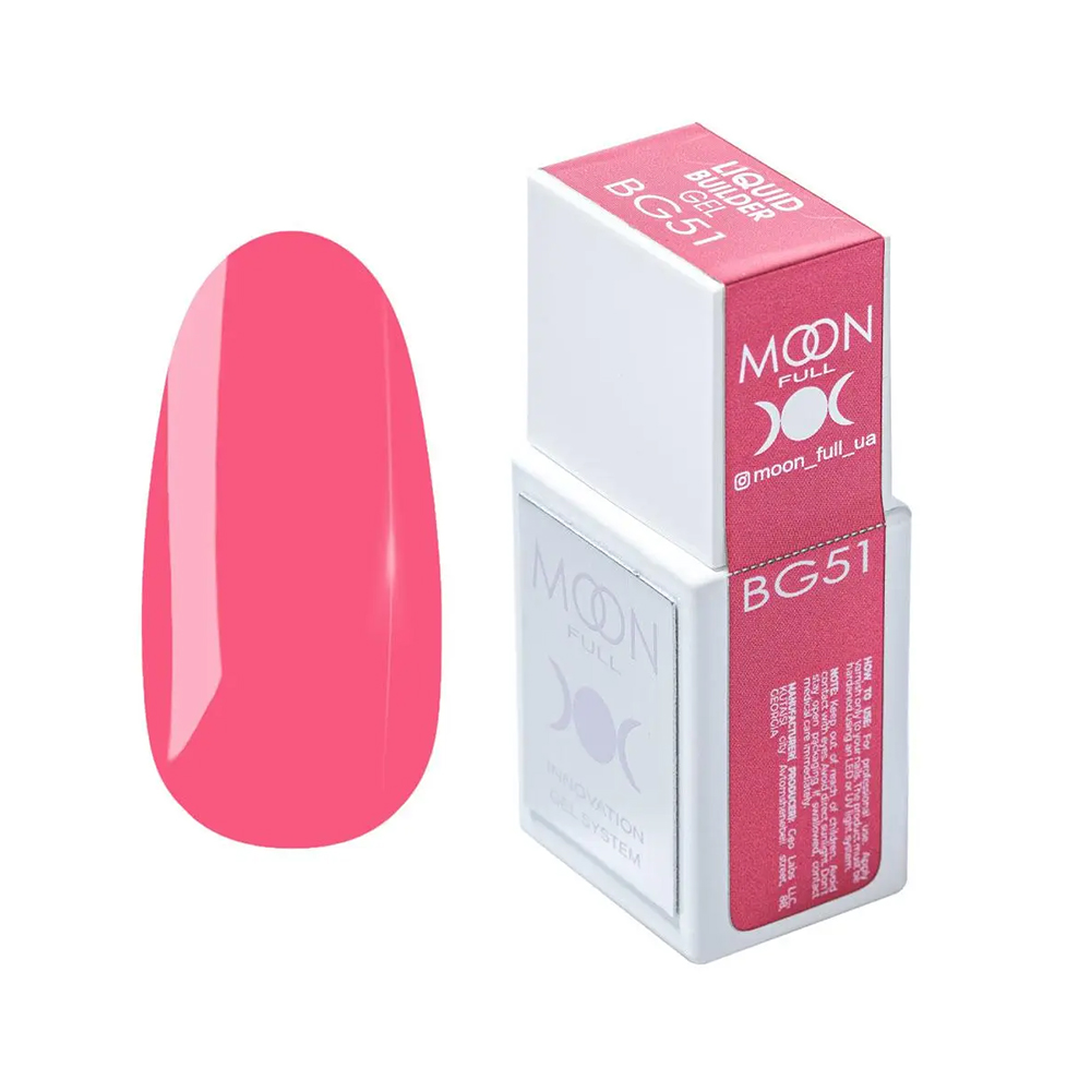 Рідкий гель Moon Full Liquid Builder Gel BG51, 15 мл