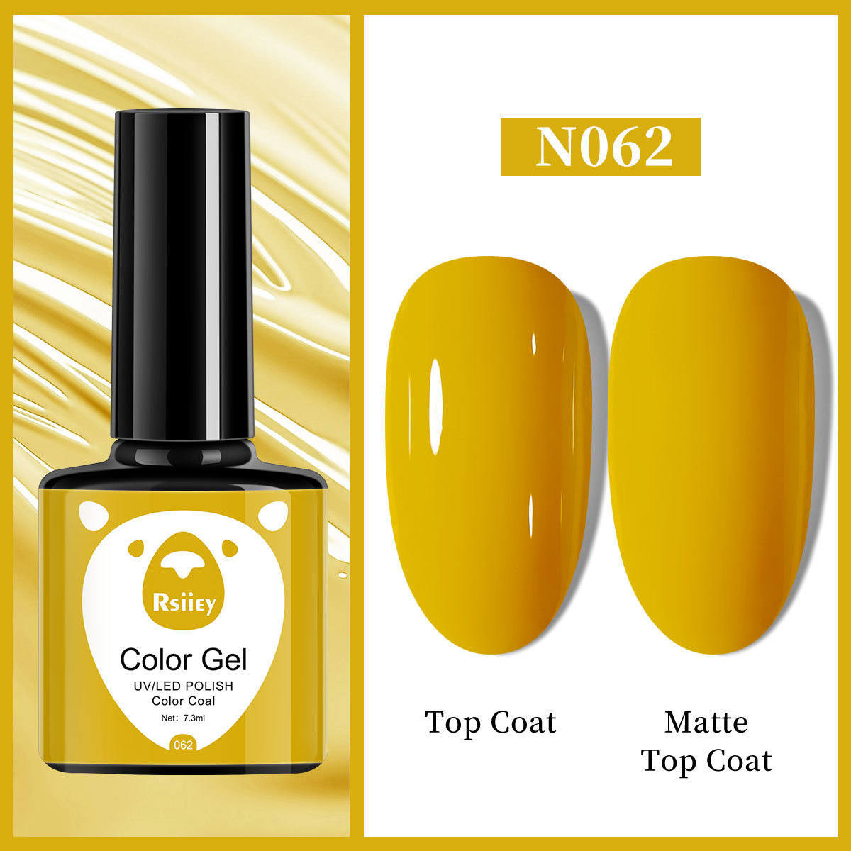 Гель-лак Rsiiey Color Gel N062, 7.3 мл