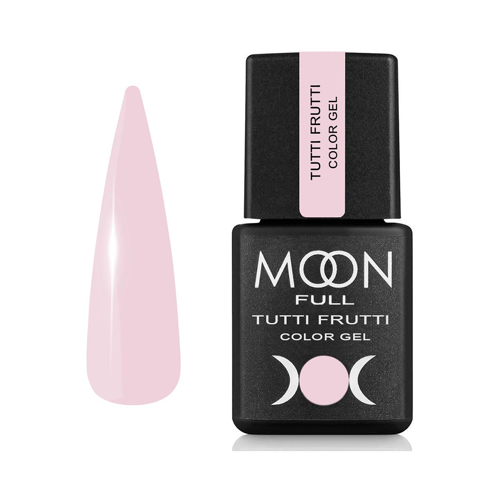 Гель-лак Moon Full Tutti Frutti Color Gel №920 блідо-рожевий, 8 мл