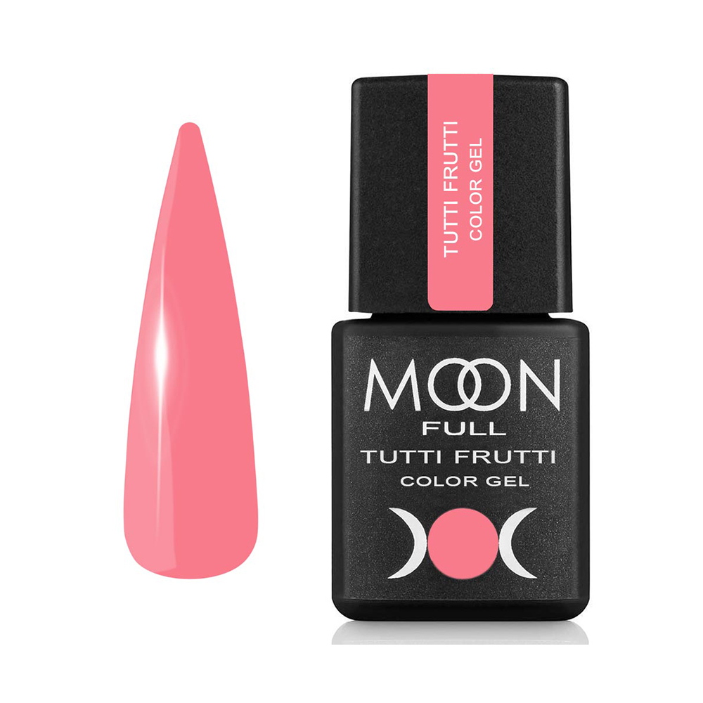Гель лак Moon Full Tutti Frutti Color Gel №921 світло-кораловий, 8 мл