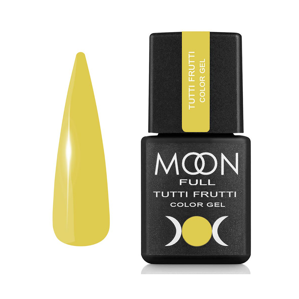 Гель-лак Moon Full Tutti Frutti Color Gel №924 світло-жовтий, 8 мл