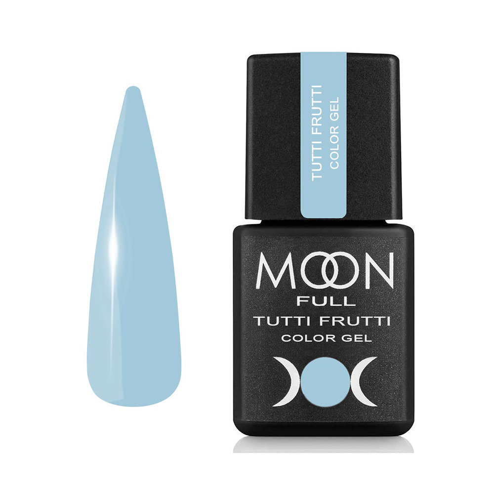 Гель-лак Moon Full Tutti Frutti Color Gel №928 небесно-блакитний, 8 мл
