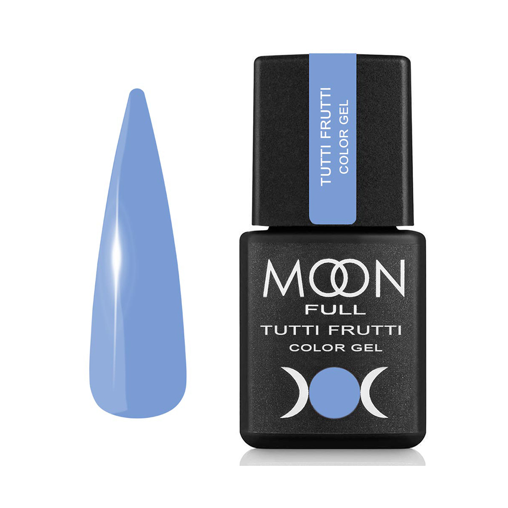 Гель-лак Moon Full Tutti Frutti Color Gel №929 світло-синій, 8 мл