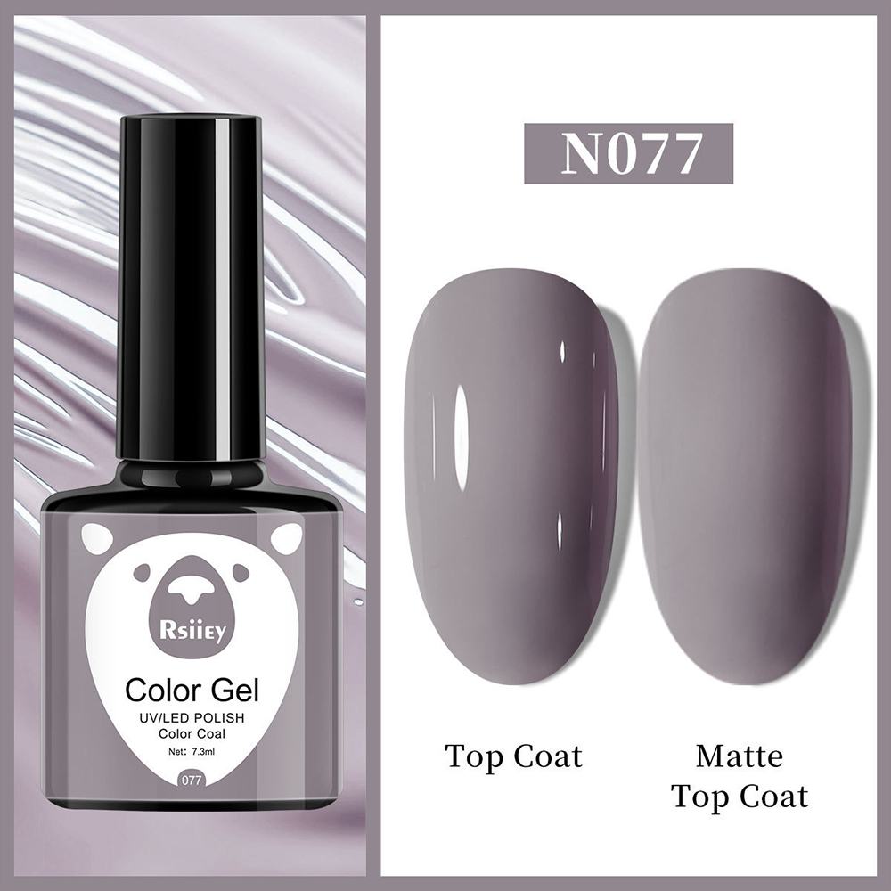 Гель-лак Rsiiey Color Gel N077, 7.3 мл
