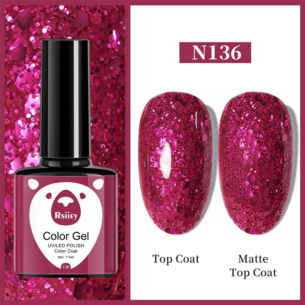 Гель-лак Rsiiey Color Gel N136, 7.3 мл