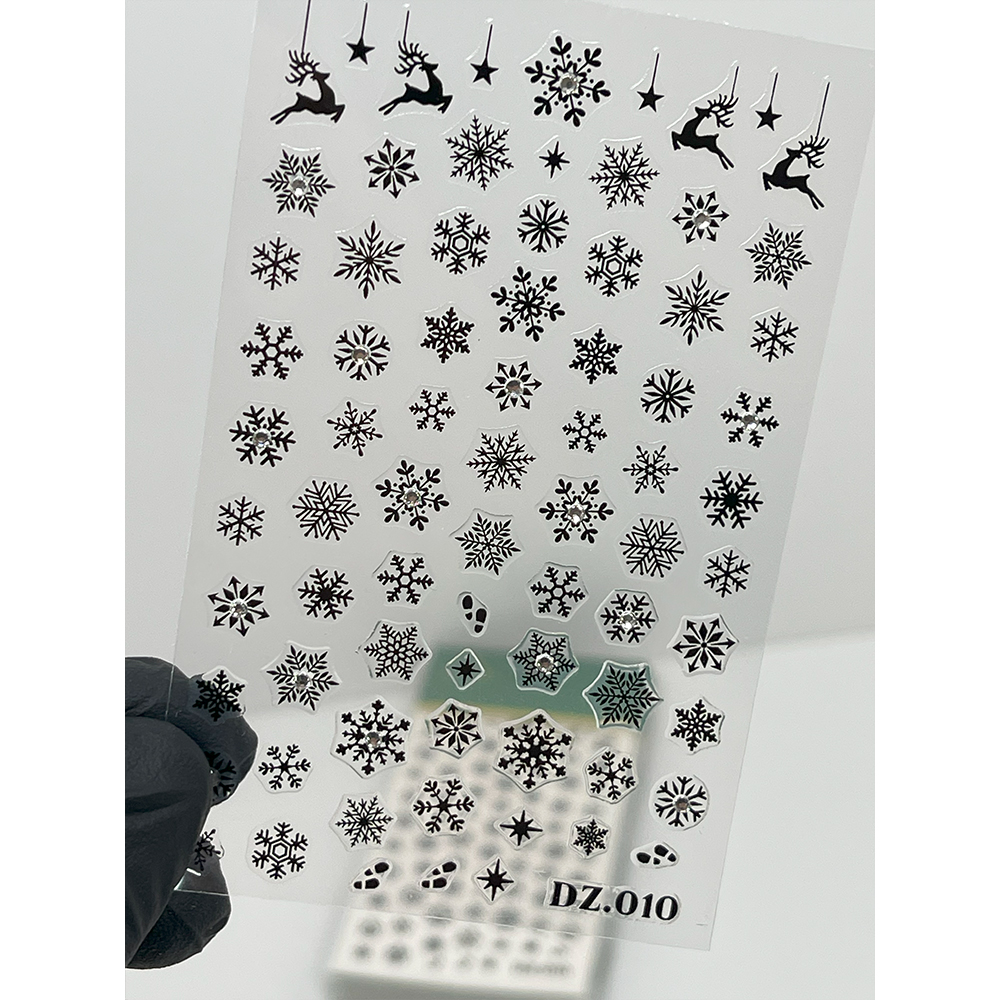 Наклейки Nail Art DZ-010 (чорні)