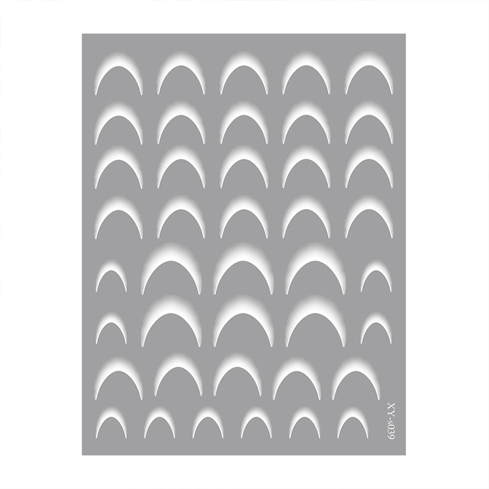 Наклейки Nail Sticker XY-S039 (колір: білий)