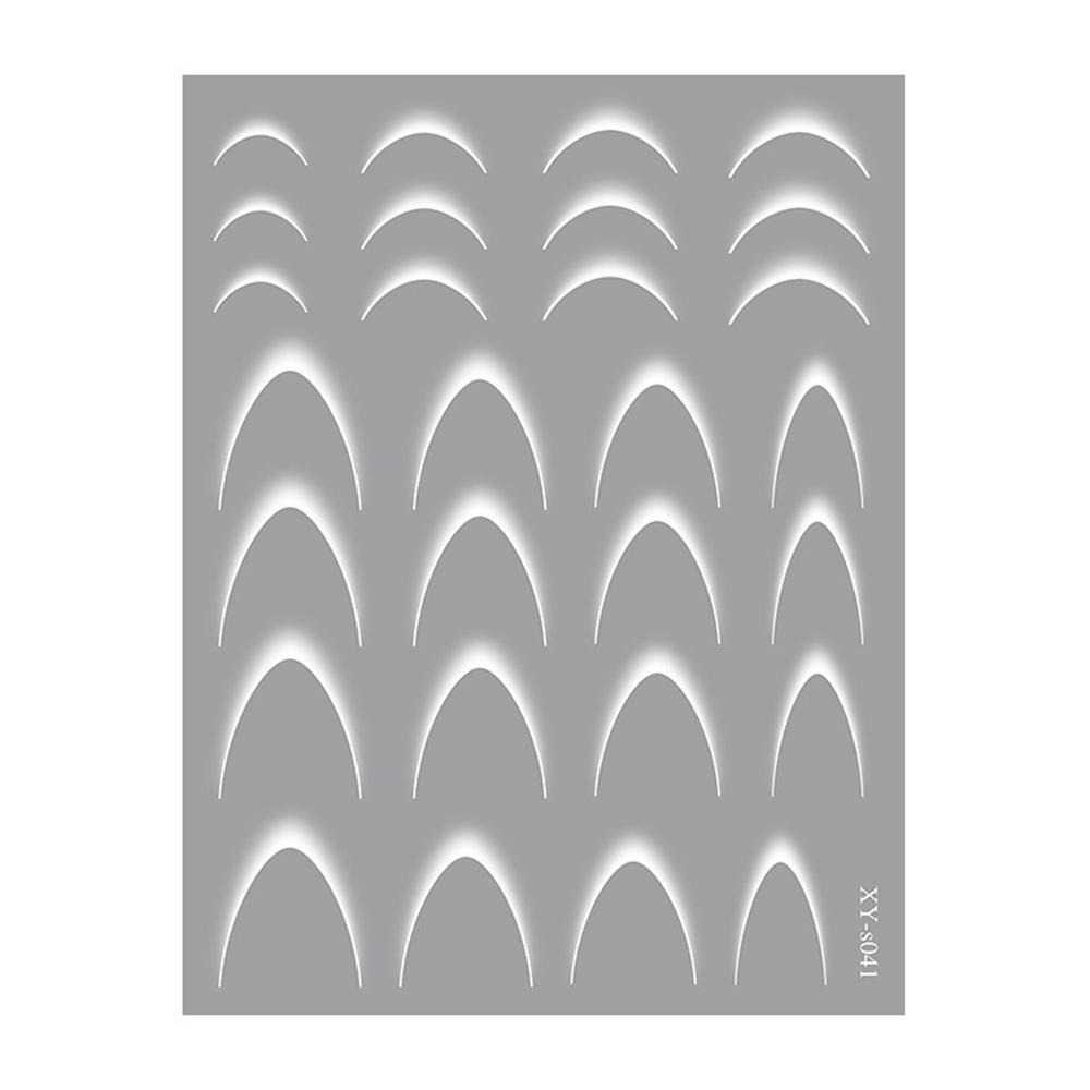 Наклейки Nail Sticker XY-S041 (колір: білий)