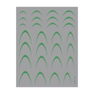 Наклейки Nail Sticker XY-S041 (колір: зелений)