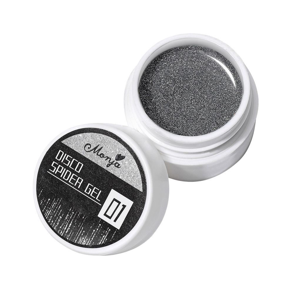 Світловідбиваюча гель-павутинка Monja Disko Spider Gel 01 (Silver)