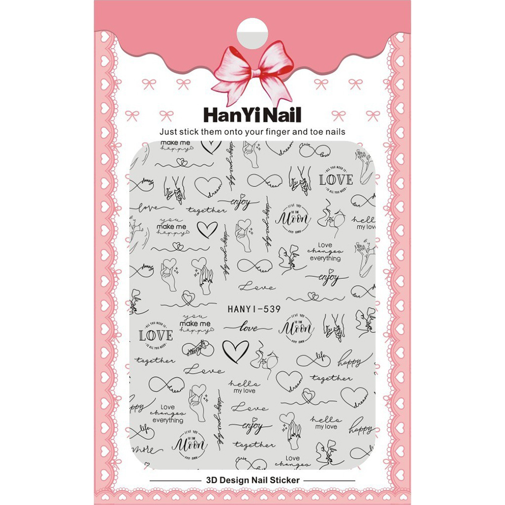 Наклейки HanYi Nail HANYI-539