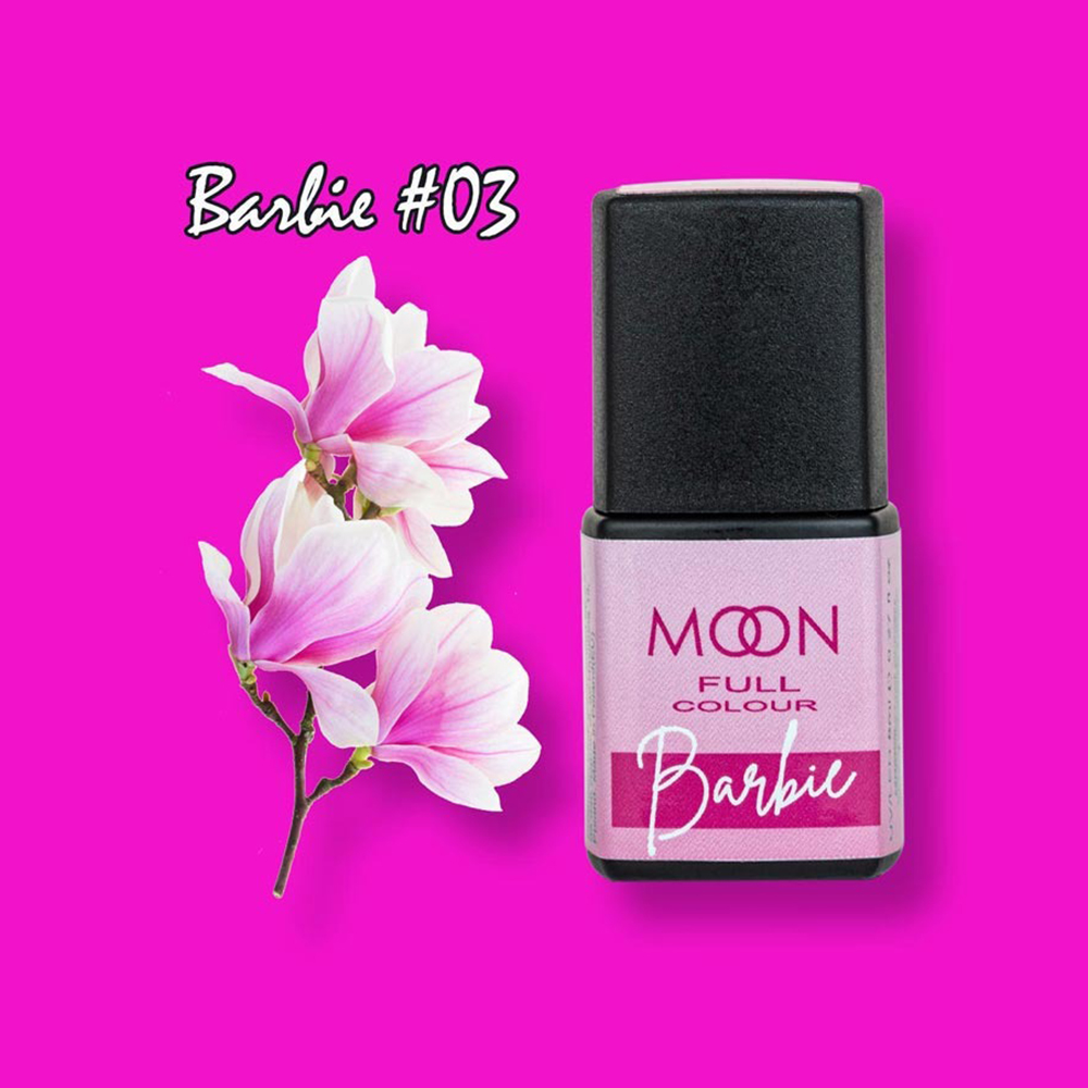 Гель-лак Moon Full Barbie Color №03-1, 8 мл