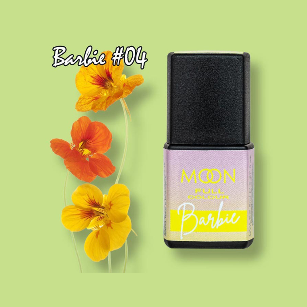 Гель-лак Moon Full Barbie Color №04, 8 мл