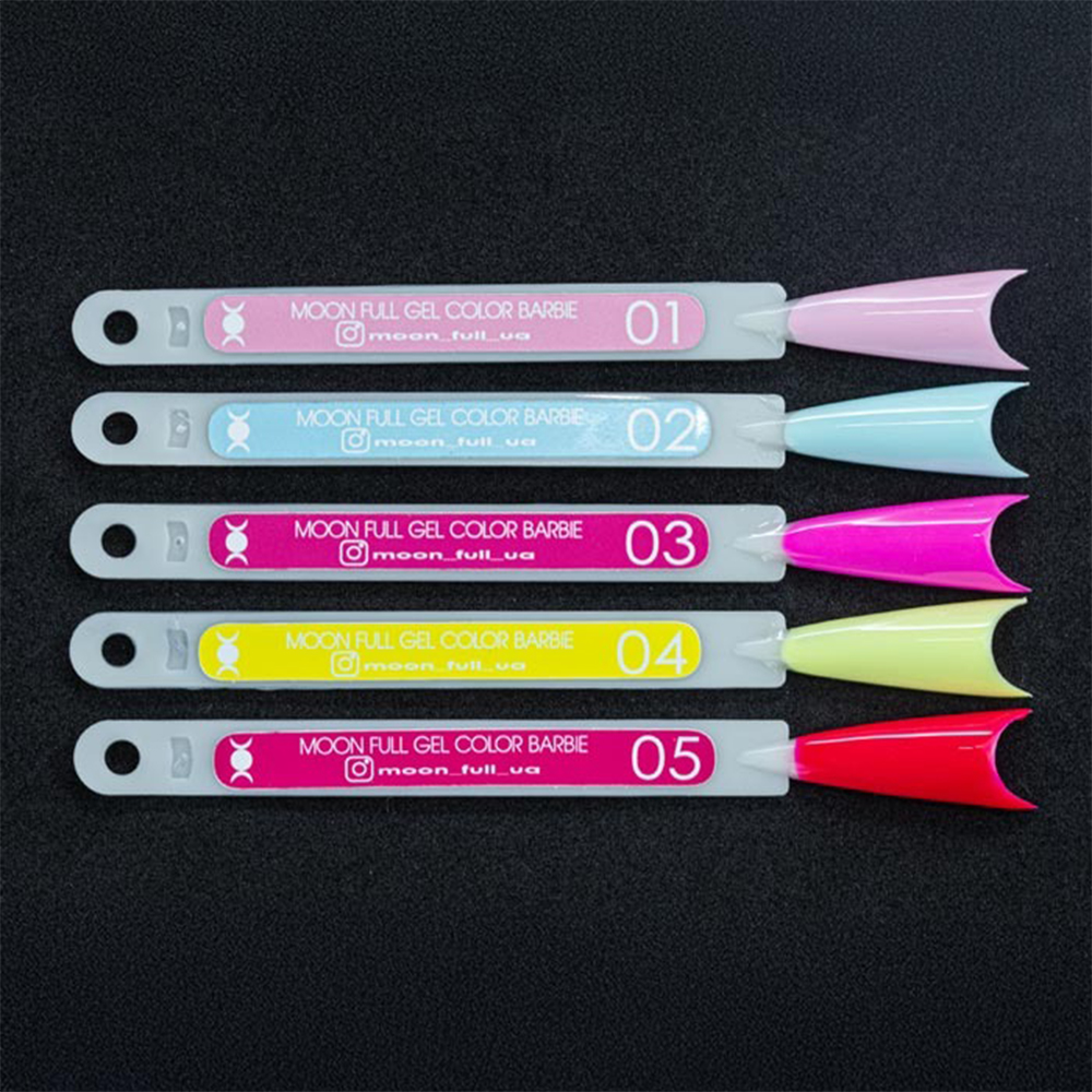 Гель-лаки Moon Full Barbie Color, 8 мл