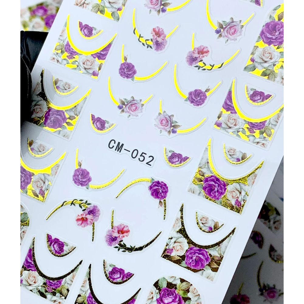 Наклейки Nail Sticker CM-052