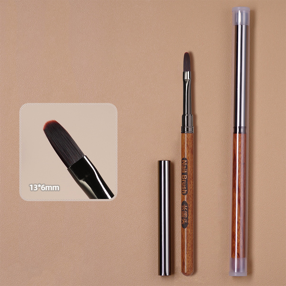 Пензлик для бази (гелю) Nail Brush, овальний