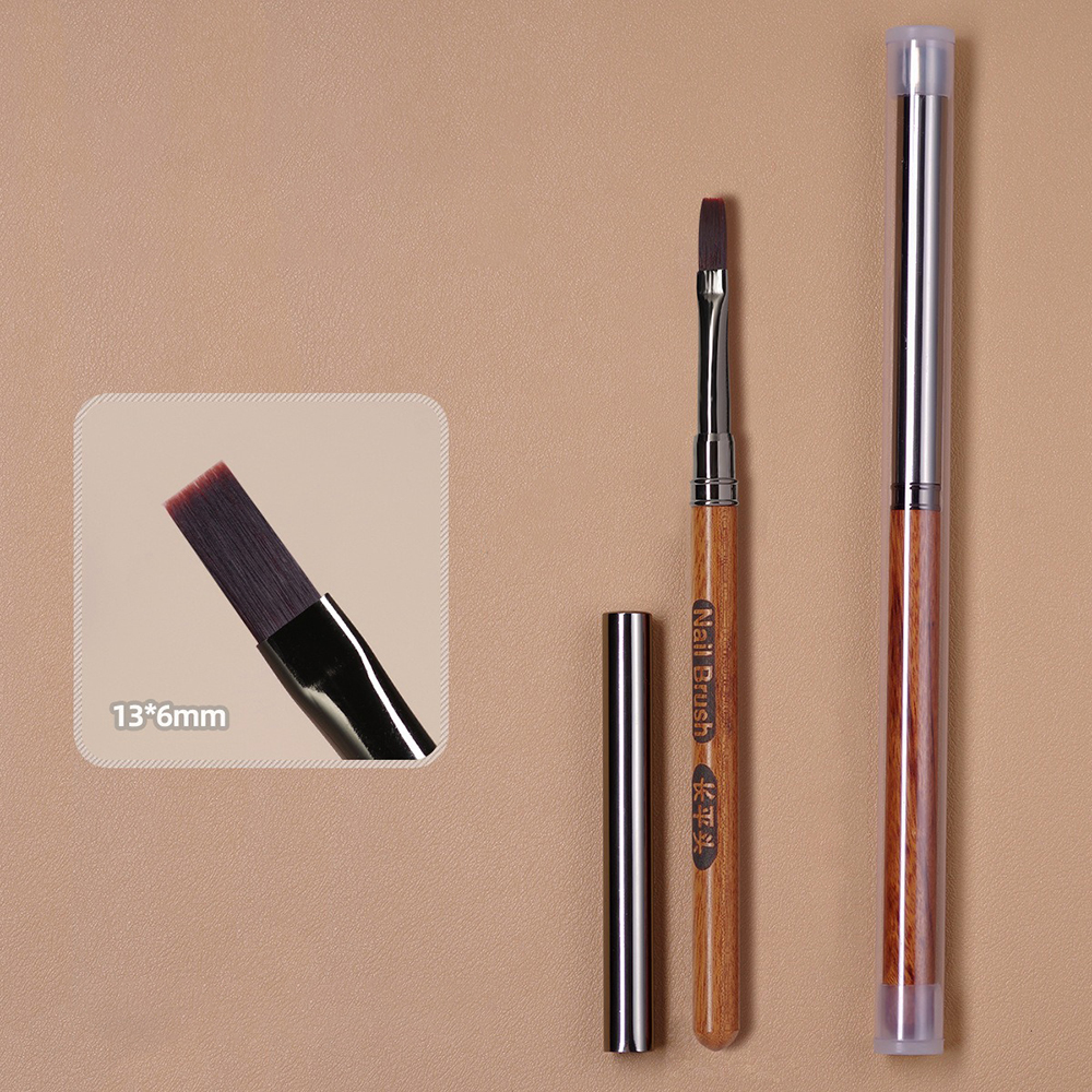 Пензлик для бази (гелю) Nail Brush, прямокутний