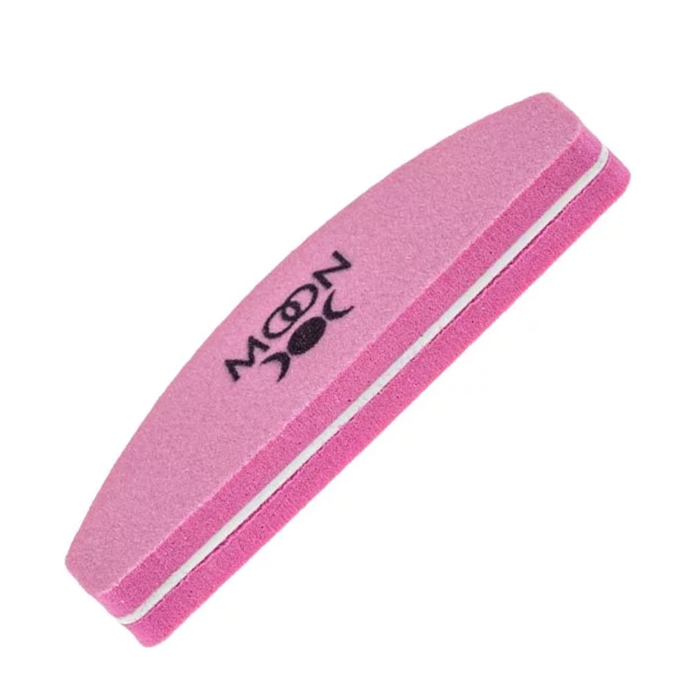 Пилка-баф півмісяць Moon Full Pink Small 120/180
