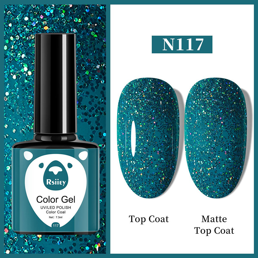 Гель-лак Rsiiey Color Gel N117, 7.3 мл